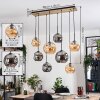 Ripoll Lampa wisząca, Kula świetlna, Lampa wisząca Ecru, Czarny, 8-punktowe
