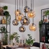 Ripoll Lampa wisząca, Kula świetlna, Lampa wisząca Ecru, Czarny, 8-punktowe