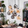 Ripoll lampa wisząca, kula świetlna, lampa wisząca kolory naturalne, czarny, 8-punktowe