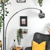 Ripoll lampa stojąca, lampa podłogowa łukowa czarny, 1-punktowy