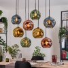 Ripoll Lampa wisząca, Kula świetlna, Lampa wisząca Ecru, Czarny, 8-punktowe