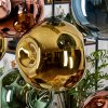Ripoll Lampa wisząca, Kula świetlna, Lampa wisząca Ecru, Czarny, 8-punktowe