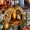 Ripoll lampa wisząca, kula świetlna, lampa wisząca kolory naturalne, czarny, 8-punktowe