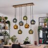 Ripoll lampa wisząca, kula świetlna, lampa wisząca kolory naturalne, czarny, 8-punktowe