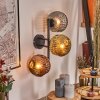 Ripoll Kula świetlna, Lampa ścienna Złoty, W kolorze miedzi, Przydymiony, 3-punktowe