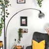 Ripoll lampa stojąca, lampa podłogowa łukowa czarny, 1-punktowy
