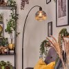 Ripoll lampa stojąca, lampa podłogowa łukowa czarny, 1-punktowy