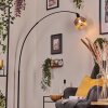 Ripoll lampa stojąca, lampa podłogowa łukowa czarny, 1-punktowy