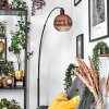 Ripoll lampa stojąca, lampa podłogowa łukowa czarny, 1-punktowy