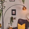 Ripoll lampa stojąca, lampa podłogowa łukowa czarny, 1-punktowy