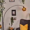 Ripoll lampa stojąca, lampa podłogowa łukowa czarny, 1-punktowy