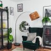 Cando Lampa stojąca Chrom, Czarny, 1-punktowy