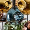 Ripoll lampa wisząca, kula świetlna, lampa wisząca kolory naturalne, czarny, 8-punktowe