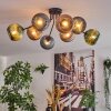 Koyoto Lampa sufitowa, Kula świetlna 85 cm Niebeieski, Zielony, W kolorze miedzi, 8-punktowe