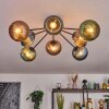 Koyoto Lampa sufitowa, Kula świetlna 85 cm Niebeieski, Zielony, W kolorze miedzi, 8-punktowe