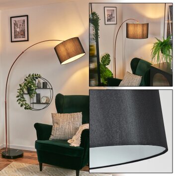 Soungou Lampa stojąca Miedź, Czarny, 1-punktowy