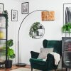 Cando lampa stojąca, lampa podłogowa łukowa czarny, 1-punktowy