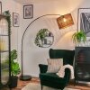 Cando lampa stojąca, lampa podłogowa łukowa czarny, 1-punktowy
