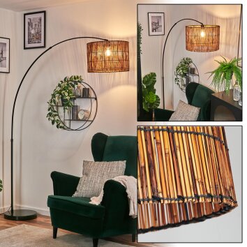 Cando Lampa stojąca, Lampy łukowe Czarny, 1-punktowy