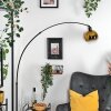 Koyoto Lampa stojąca Czarny, 1-punktowy
