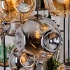 Ripoll Lampa wisząca, Kula świetlna, Lampa wisząca Ecru, Czarny, 8-punktowe