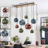 Ripoll Lampa wisząca, Kula świetlna, Lampa wisząca Ecru, Czarny, 8-punktowe