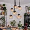 Gastor lampa wisząca, kula świetlna, lampa wisząca bursztynowy, przezroczysty, 6-punktowe