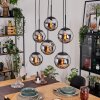 Gastor Lampa wisząca, Kula świetlna, Lampa wisząca Chrom, Przydymiony, 6-punktowe