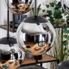 Gastor Lampa wisząca, Kula świetlna, Lampa wisząca Chrom, Przydymiony, 6-punktowe