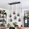 Gastor Lampa wisząca, Kula świetlna, Lampa wisząca Chrom, Przydymiony, 6-punktowe