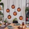 Gastor lampa wisząca, kula świetlna, lampa wisząca miedziany, 6-punktowe