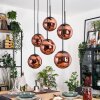 Gastor lampa wisząca, kula świetlna, lampa wisząca miedziany, 6-punktowe