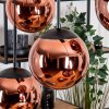 Gastor Lampa wisząca, Kula świetlna, Lampa wisząca W kolorze miedzi, 6-punktowe