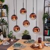 Gastor Lampa wisząca, Kula świetlna, Lampa wisząca Przezroczysty, W kolorze miedzi, 6-punktowe