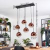 Gastor Lampa wisząca, Kula świetlna, Lampa wisząca Przezroczysty, W kolorze miedzi, 6-punktowe
