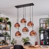 Gastor lampa wisząca, kula świetlna, lampa wisząca przezroczysty, miedziany, 6-punktowe