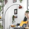 Koyoto lampa stojąca, lampa podłogowa łukowa czarny, 1-punktowy