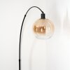 Koyoto lampa stojąca, lampa podłogowa łukowa czarny, 1-punktowy