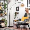 Koyoto lampa stojąca, lampa podłogowa łukowa czarny, 1-punktowy