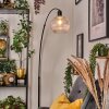 Koyoto lampa stojąca, lampa podłogowa łukowa czarny, 1-punktowy
