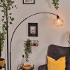 Koyoto lampa stojąca, lampa podłogowa łukowa czarny, 1-punktowy
