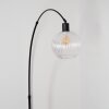 Koyoto lampa stojąca, lampa podłogowa łukowa czarny, 1-punktowy