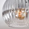 Koyoto Lampa sufitowa, Kula świetlna W kolorze bursztynu, Przezroczysty, Przydymiony, 3-punktowe