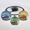 Koyoto Lampa sufitowa, Kula świetlna Niebeieski, Złoty, Zielony, 3-punktowe