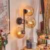 Gastor Kula świetlna, Lampa ścienna W kolorze bursztynu, 3-punktowe