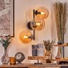 Gastor Kula świetlna, Lampa ścienna W kolorze bursztynu, 3-punktowe