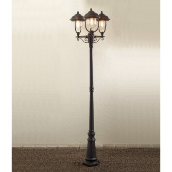 Konstsmide Parma lampy stojące Czarny, 1-punktowy