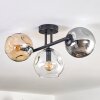 Ripoll lampa sufitowa, kula świetlna bursztynowy, przezroczysty, przydymiony, 3-punktowe