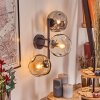 Gastor Kula świetlna, Lampa ścienna W kolorze bursztynu, Przezroczysty, Przydymiony, 3-punktowe
