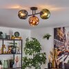 Ripoll Lampa sufitowa, Kula świetlna Niebeieski, Zielony, W kolorze miedzi, 3-punktowe